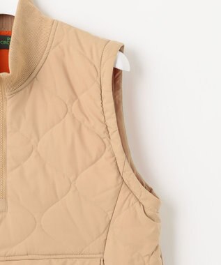 PW CIRCULUS 【ベストにもなる！袖2WAY】【WOMEN】ひょうたんキルティング中綿ブルゾン ベージュ系