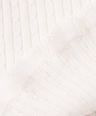 組曲 KIDS 【80-100cm】リブ ニット オフホワイト系