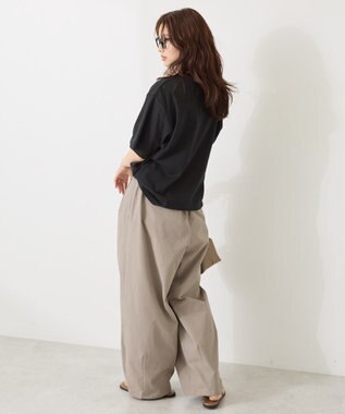 AMERICAN HOLIC 【接触冷感】スムースルーズクルーネックＴシャツ Black