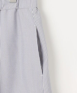 23区GOLF セットアップ企画【23Fondation/WOMEN】【吸水速乾】サッカーストライプ ツーピース ネイビー系2