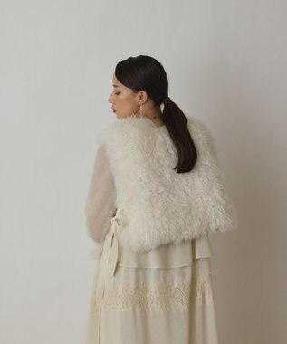 GRACE CONTINENTAL ショ－トファ－ジレ キナリ