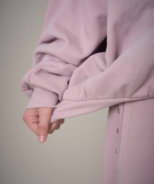 WEGO 【ユニセックス着用ITEM】グラフィックZIPパーカー ピンク