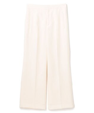 BEIGE， 【洗える】CAROLE / リネンライクフルレングスワイドパンツ Ecru