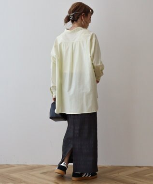 AMERICAN HOLIC シャーリングタイトスカート Charcoal Gray