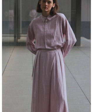 NAVE 【Nave・セットアップ可】ヴィスコースリネン シャツ ピンク系