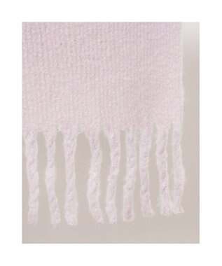 UNBILLION カシュネ cache nez / リサイクルポリラッセルニットストール パープル