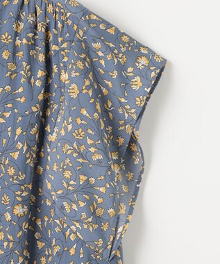 組曲 【大人気シリーズ】ギャザーライトデシン ブラウス 【WEB限定】ブルー系9