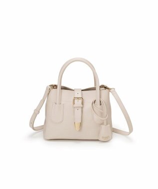 TOPKAPI 【Breath TOPKAPI】RIPPLE リプル バックル ショルダー付き ミニ トートバッグ オフ