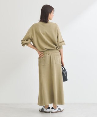 Green Parks ・ＳＵＧＡＲ　ＳＰＯＯＮ　ピグメントスウェットスカート Beige