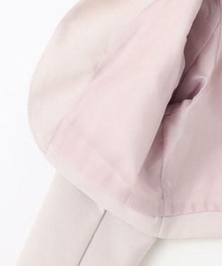 ANY KIDS 【2点セット】セーラージャケット+チェックワンピース ピンクベージュ