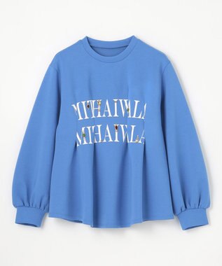 GRACE CONTINENTAL タックカットトップ ブルー