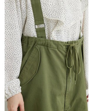 Green Parks ・ＥＬＥＮＣＡＲＥ　ＤＵＥ　サスペンダーアーミーパンツ Khaki