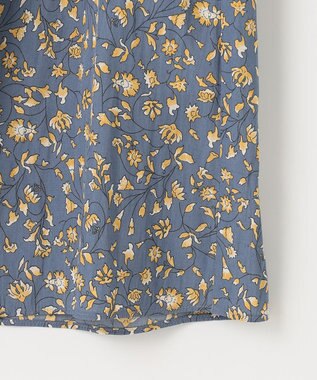 組曲 【大人気シリーズ】ギャザーライトデシン ブラウス 【WEB限定】ブルー系9