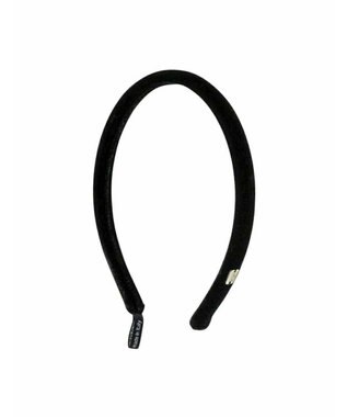 ACCA ヴェルベットリボンヘッドバンド ブラック