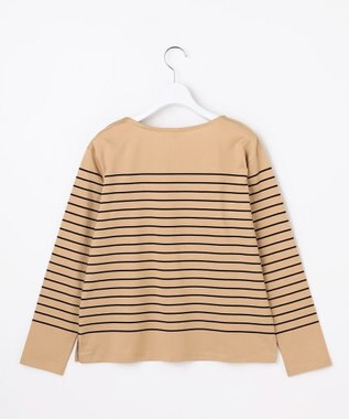 J.PRESS LADIES バスクボーダー カットソー キャメルベース系