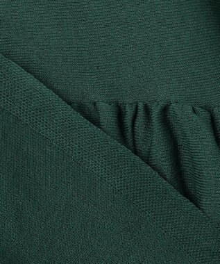 UNFILO シアー ペプラムニット グリーン