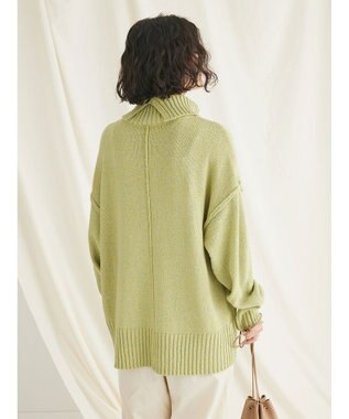 CRAFT STANDARD BOUTIQUE センタータックニットプルオーバー Light Green
