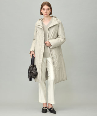 ICB L 【WEB＆一部店舗限定・撥水加工】ADSダウン  フーデットロングコート トープ系