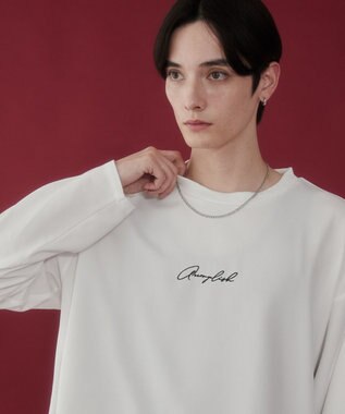 WEGO 【セットアイテム/軽量/シワにならない】ドライポリアンサンブルプルオーバーシャツ（LS） ホワイト