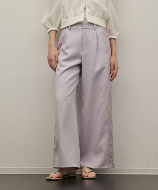 GRACE CONTINENTAL サイドレースパンツ