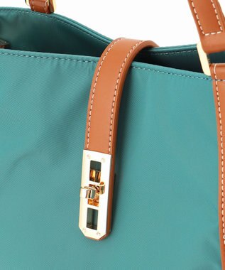 LA BAGAGERIE ひねり金具付きエレガンストート　Sサイズ グリーン