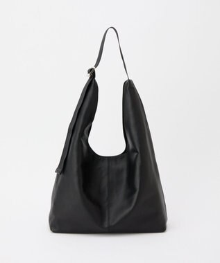 russet レザーホーボーバッグ L(CE-1654) Black