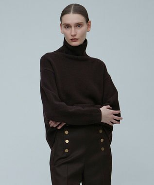 BEIGE， LA BAUME / タートルニット Brown