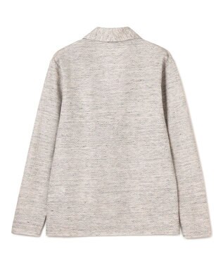 JOSEPH HOMME トップヘリンボンジャージー　カットソージャケット ライトグレー系
