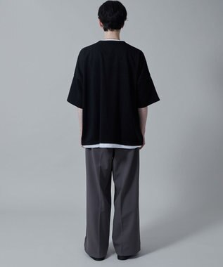 WEGO フクレジャガードフェイクレイヤードT（S） ブラック