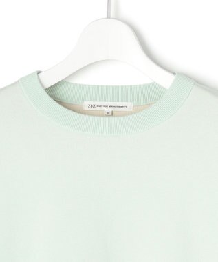 23区 【先行予約】バイカラーダブルフェイス ニット アイスグリーン×クリーム