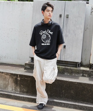 WEGO 【ユニセックス着用ITEM】1994BALLプリントT（SS） ブラック