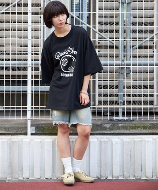 WEGO 【ユニセックス着用ITEM】1994BALLプリントT（SS） ブラック