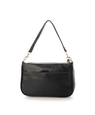 UNBILLION ペルケ perche / シーププリーツパール付き2wayショルダー ブラック