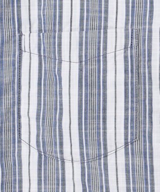 JOSEPH ABBOUD 【25SS・2WAY】リバーシブルシャツ サックスブルー系