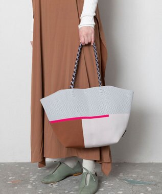 TRICOTE 【 軽くて丈夫・A4サイズ対応】ハーフ メッシュ バッグ 94L.GRAY