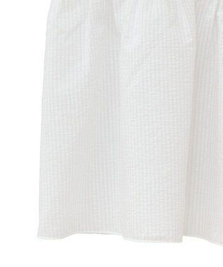 Green Parks 裾フリルタンクトップ Stripe