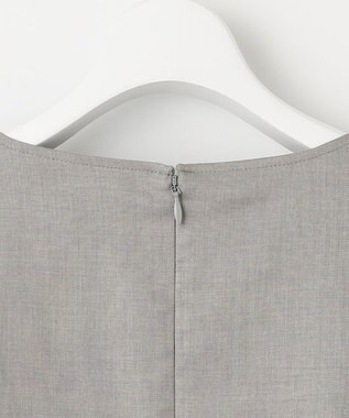 J.PRESS LADIES 【セットアップ対応・洗える・UVケア・速乾】 OXIJEWELストレッチ ワンピース ライトグレー系