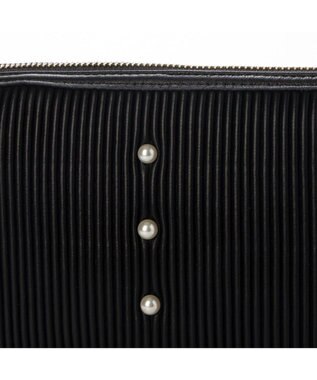 UNBILLION ペルケ perche / シーププリーツパール付き2wayショルダー ブラック