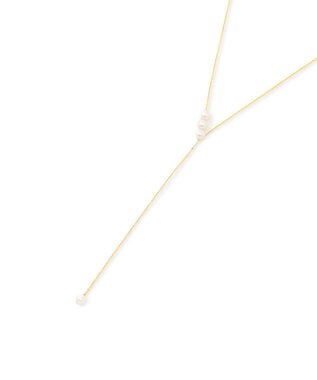 23区 パールライン ラリエット ゴールド系