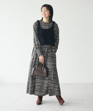 CRAFT STANDARD BOUTIQUE ウエストデザインワンピース B