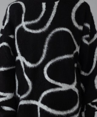 WEGO 【ユニセックス着用ITEM/MLサイズ展開】ファジーパターンプルオーバー ブラック