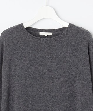 自由区 S ウールハイゲージニット ワンピース チャコール