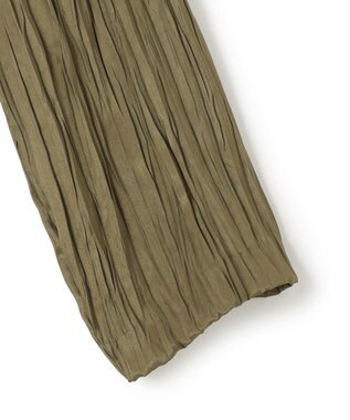 uncrave マシーンプリーツ シャツ カーキベージュ