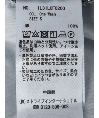 earth music&ecology フロントジップデニムパンツ One Wash