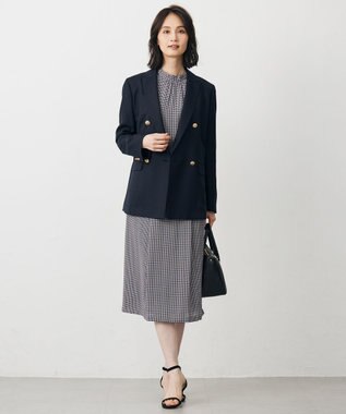 デシンハウンドトゥースプリント ワンピース / J.PRESS LADIES
