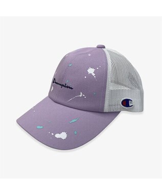 林八百吉商店 Champion  キッズ  ペイントメッシュキャップ パープル