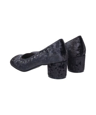 Bridget Birkin 【Bridget Birkin】トップラインビジューオブリークパンプス ブラック雑材