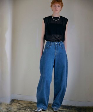 NAVE 【ReNave】バレルストレッチデニム ブルー系