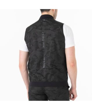 ZERO HALLIBURTON クールドッツ カモフラージュ ベスト ZHG-A4S10B 82823 ゴルフウェア ブラック