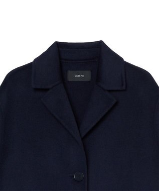 JOSEPH 【WEB＆OUTLET限定】ダブルフェイスウールキャッシュ シングルコート Navy